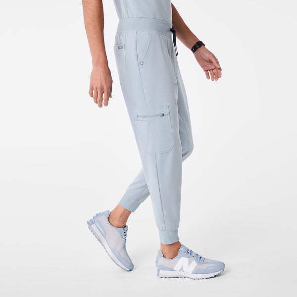 men's Dusty Blue Brey Short Jogger - Scrub Pant