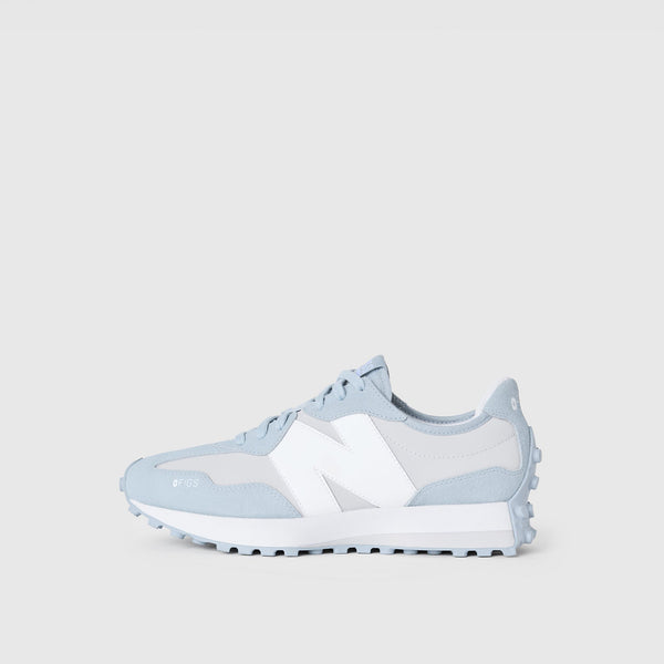 unisex Dusty Blue FIGS | New Balance 327