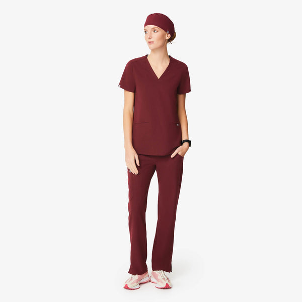 Burgundy Modern Classic - Scrub Cap