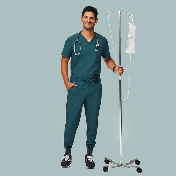 men's Caribbean Blue FREEx™ Tansen™ - Jogger Scrub Pant