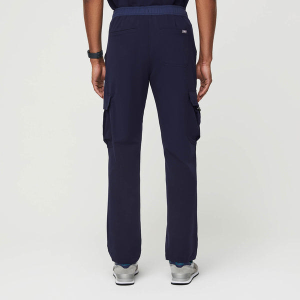 men's Navy Akobo - Cargo Straight Scrub Pant