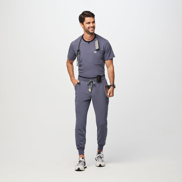 men's Space Navy Ansel Slim Jogger Scrub Pant