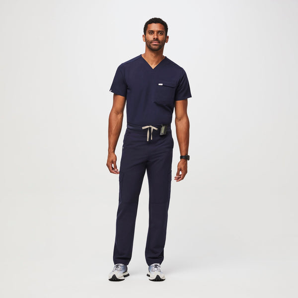 men's Navy Axim™ - Short Cargo Utility Scrub Pant