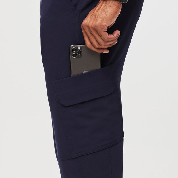 men's Navy Axim™ - Short Cargo Utility Scrub Pant