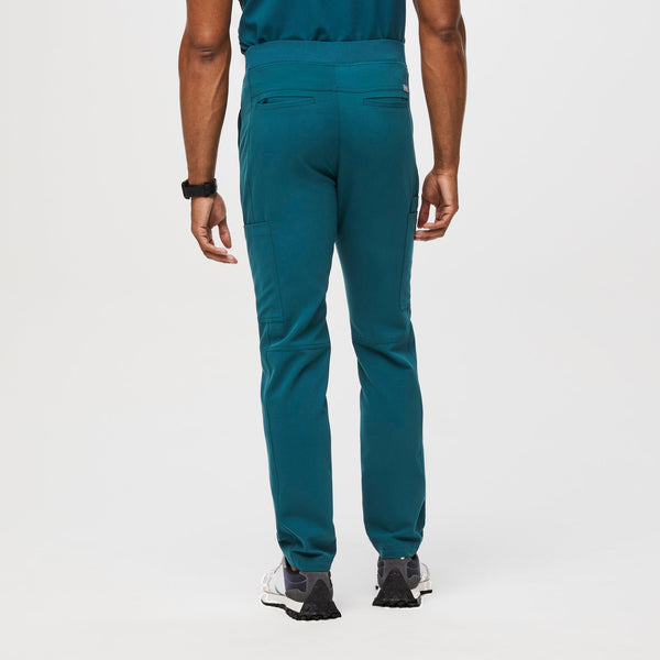 men's Caribbean Blue Slim Axim™ - Short Straight-Leg Scrub Pant