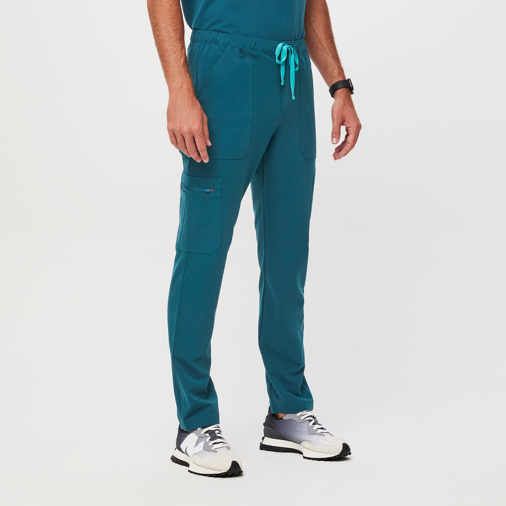 men's Caribbean Blue Slim Cairo - Tall Straight-Leg Scrub Pant™