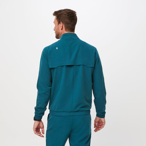 men's Caribbean Blue Cobaki - Scrub Jacket