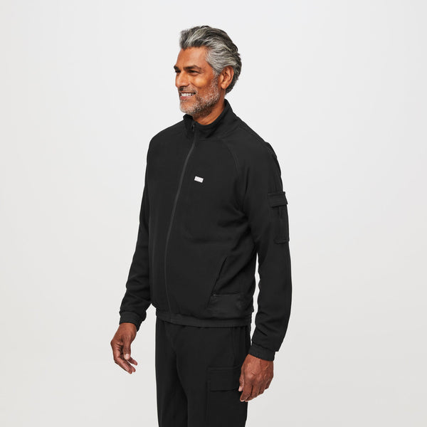 men's Black Cobaki Modern Cargo - Scrub Jacket