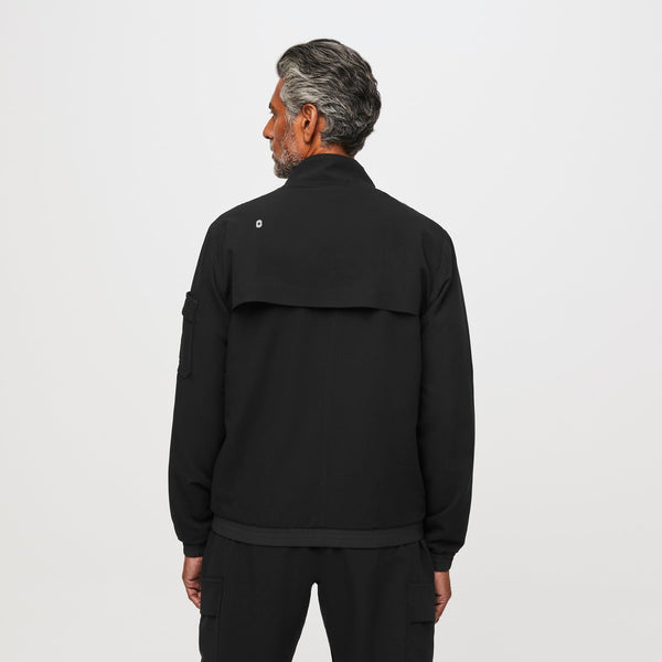 men's Black Cobaki Modern Cargo - Scrub Jacket