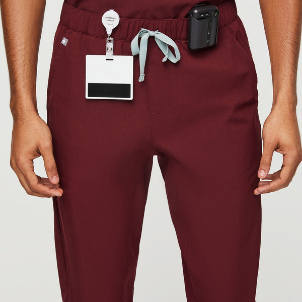 men's Burgundy FIONlite™ Tansen - Jogger Scrub Pant
