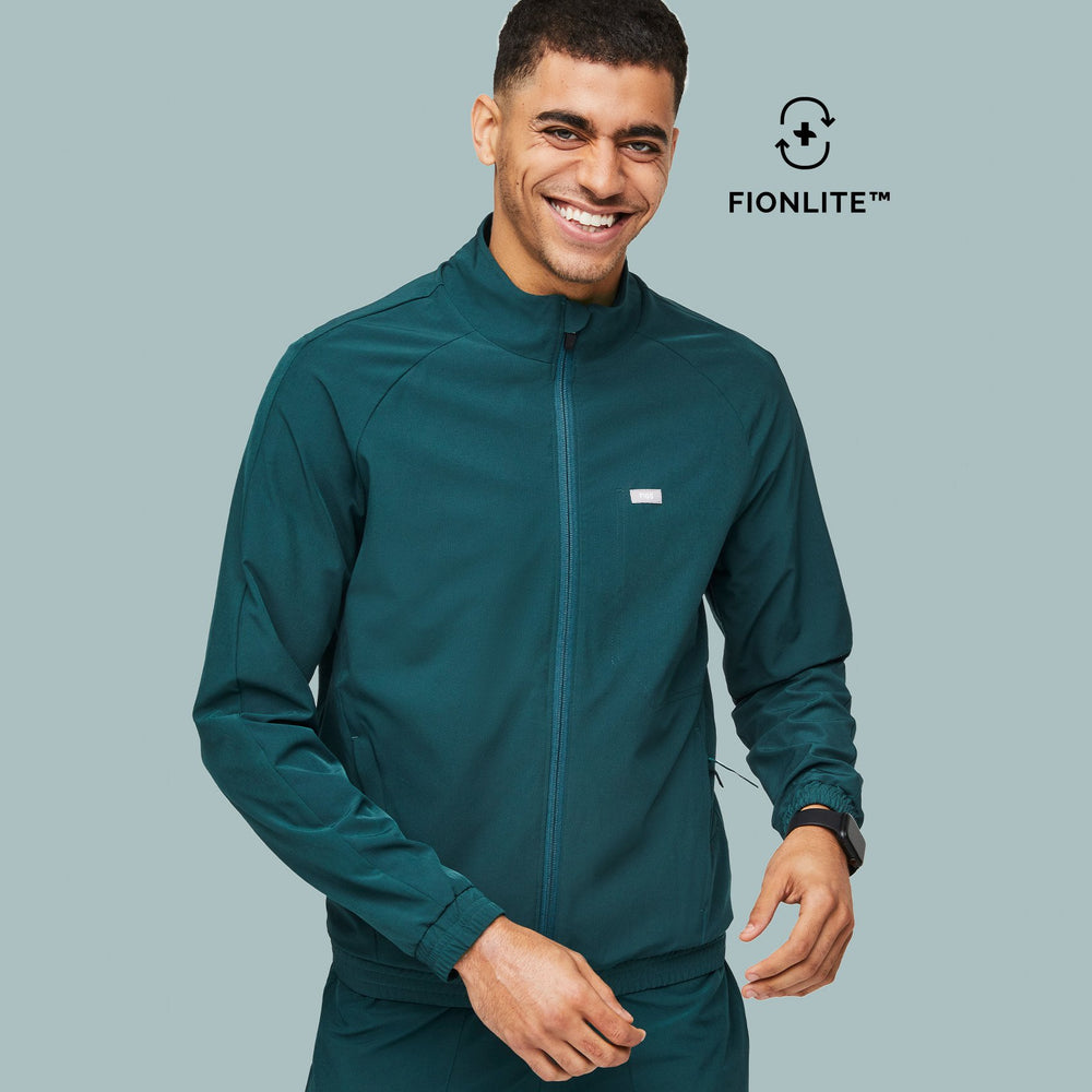 men's Caribbean Blue FREEx™ Cobaki - Scrub Jacket