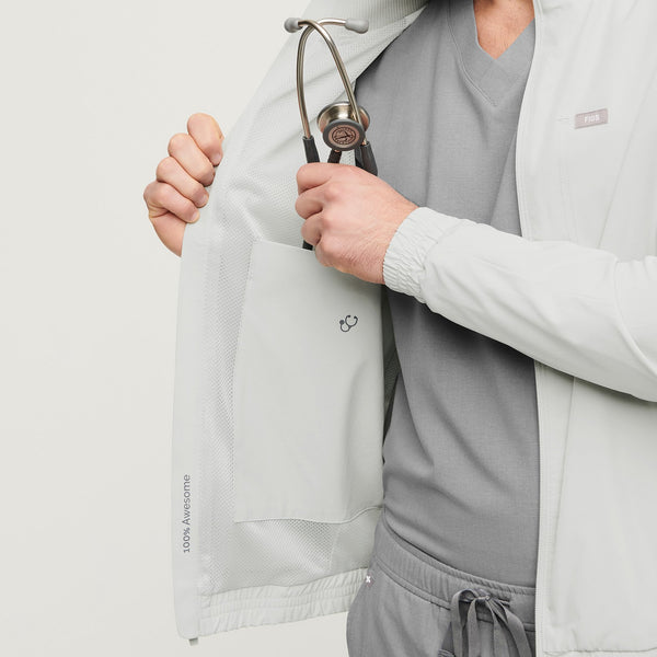 men's Ice Grey FIONLITE™ Cobaki - Scrub Jacket
