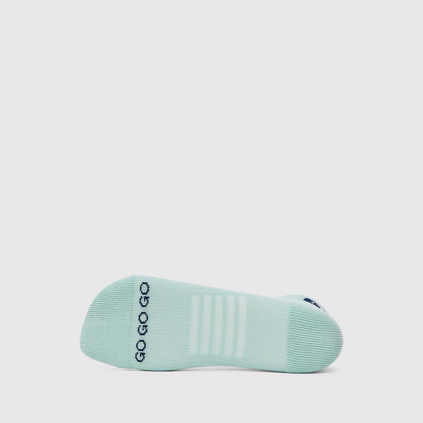 men's Light Caribbean Blue Helicopter - Ankle Socks