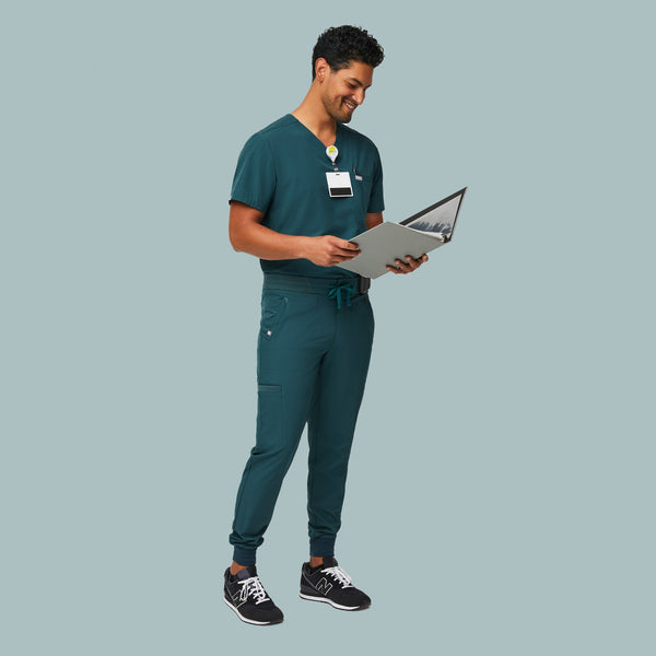men's Caribbean Blue FREEx™ Hidmo - Cargo Jogger Scrub Pant