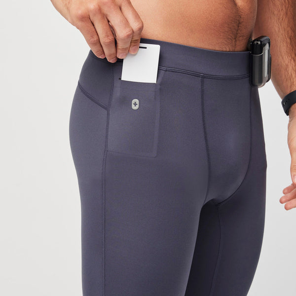 men's Space Navy Performance Underscrub Tights