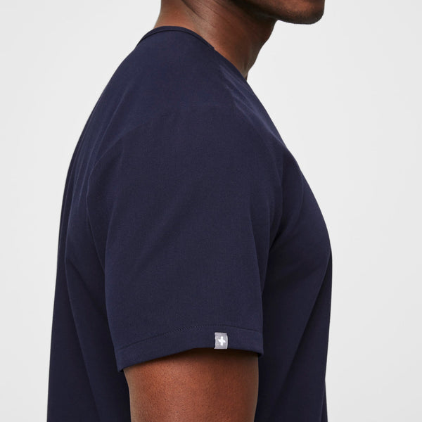 Men's Navy Leon -  Scrub Top™