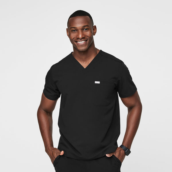 Men's Black Leon -  Scrub Top™