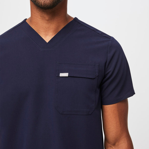 men's Navy Classic Leon™ - Cargo Scrub Top