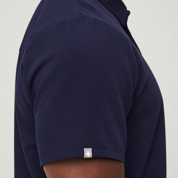 men's Navy Lima - Short-Sleeve ScrubPolo™
