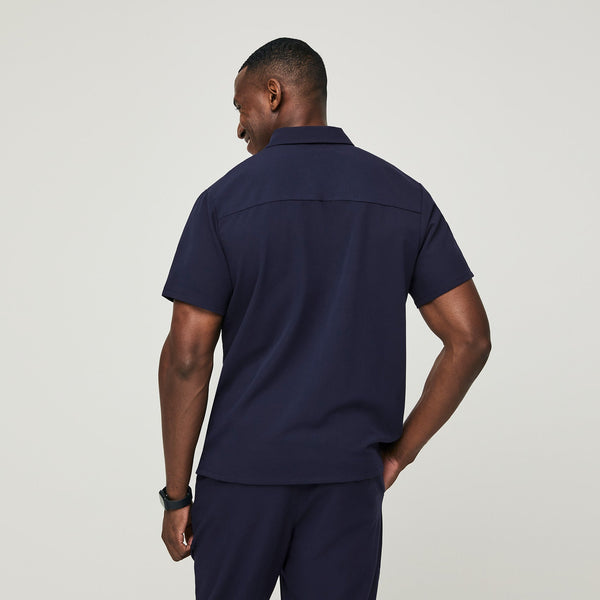 men's Navy Lima - Short-Sleeve ScrubPolo™