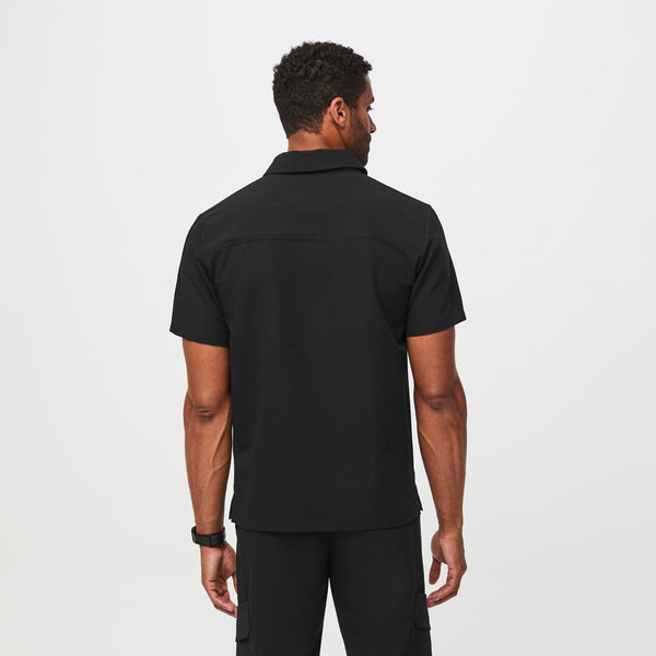 men's Black Lima Classic Short-Sleeve - Cargo ScrubPolo™