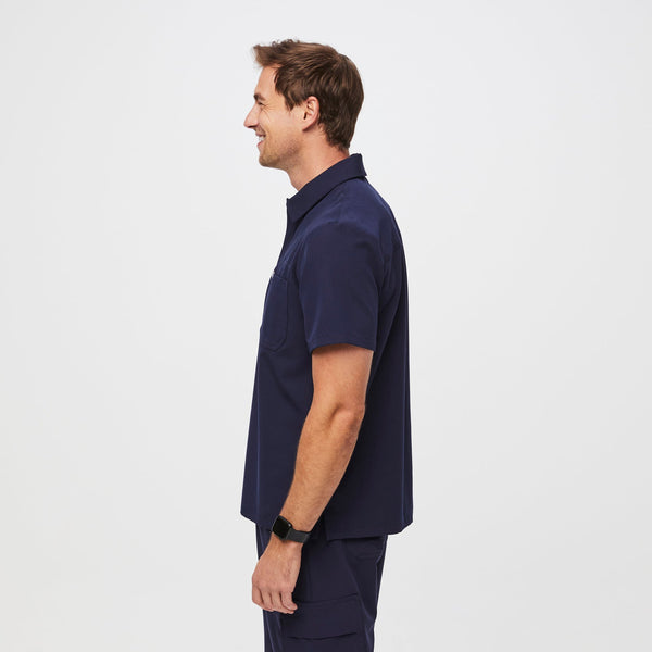 men's Navy Lima Classic Short-Sleeve - Cargo ScrubPolo™