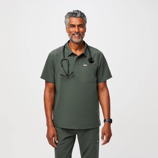men's Moss Lima - Short-Sleeve ScrubPolo™