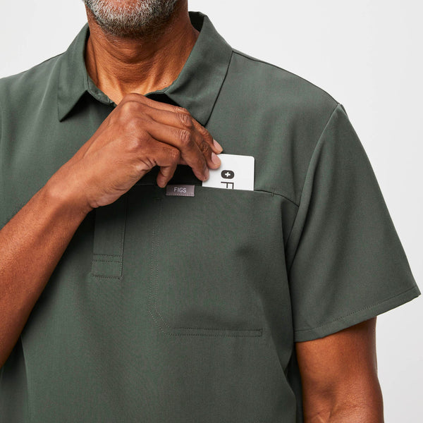 men's Moss Lima - Short-Sleeve ScrubPolo™