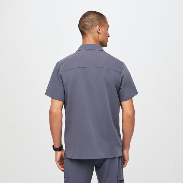 men's Space Navy Lima - Short-Sleeve ScrubPolo™