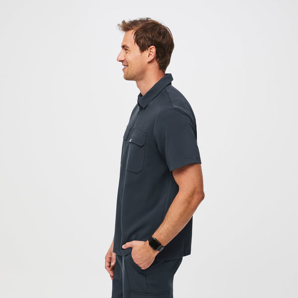 men's Dark Harbor Lima Short-Sleeve Cargo Zip - ScrubPolo™