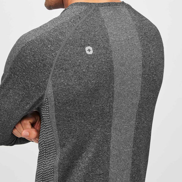 men's Graphite Makato Seamless - Long-Sleeve Underscrub