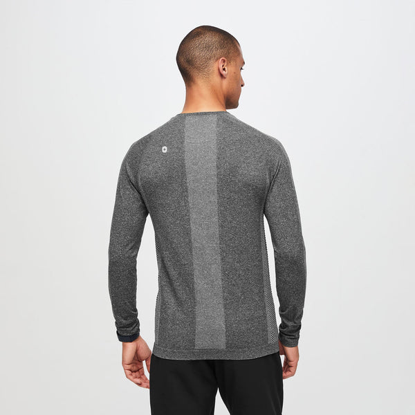 men's Graphite Makato Seamless - Long-Sleeve Underscrub