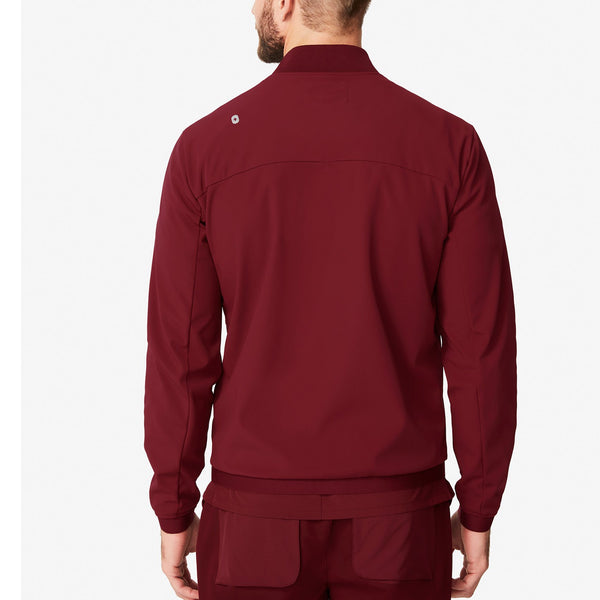 men's Burgundy Mickey Mouse Softshell Jacket