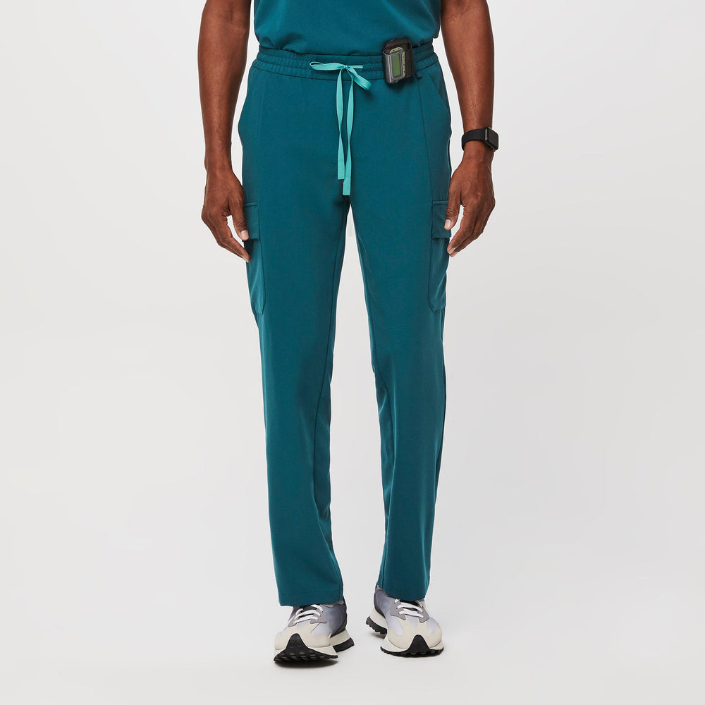 men's Caribbean Blue Classic Namiro - Short Cargo Scrub Pant