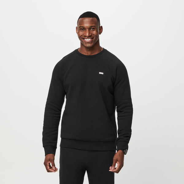 men's Black Off-Shift™ - Crewneck Sweatshirt