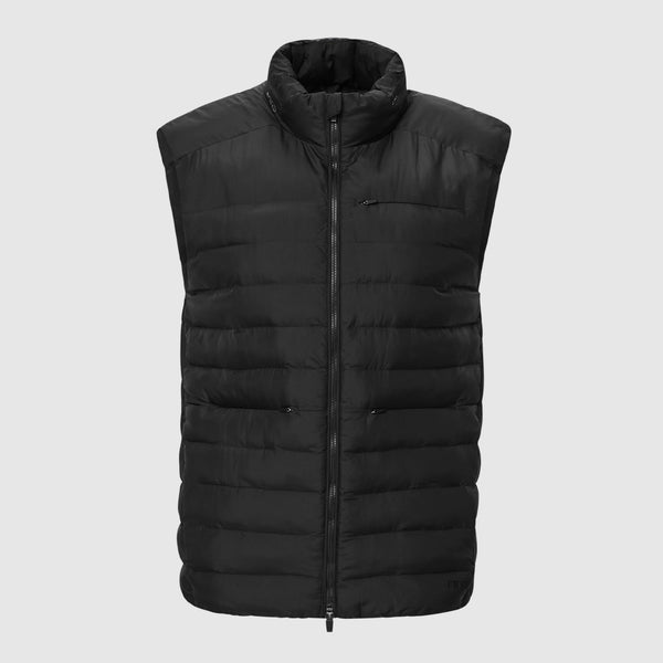 men's Black Packable - Puffer Vest