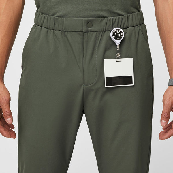 men's Washed Olive FIGSPRO™ Tailored Scrubtrouser