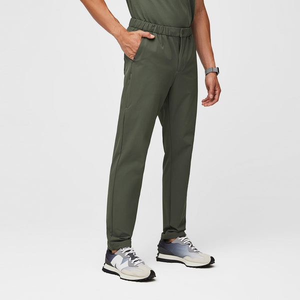 men's Washed Olive FIGSPRO™ Tailored Scrubtrouser Short