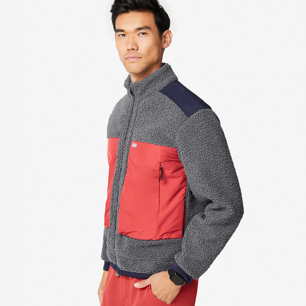men's Dark Heather Grey Selwyn - Sherpa