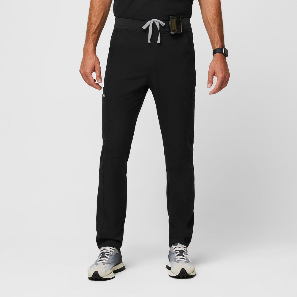 men's Black Slim Axim™ - Short Straight-Leg Scrub Pant