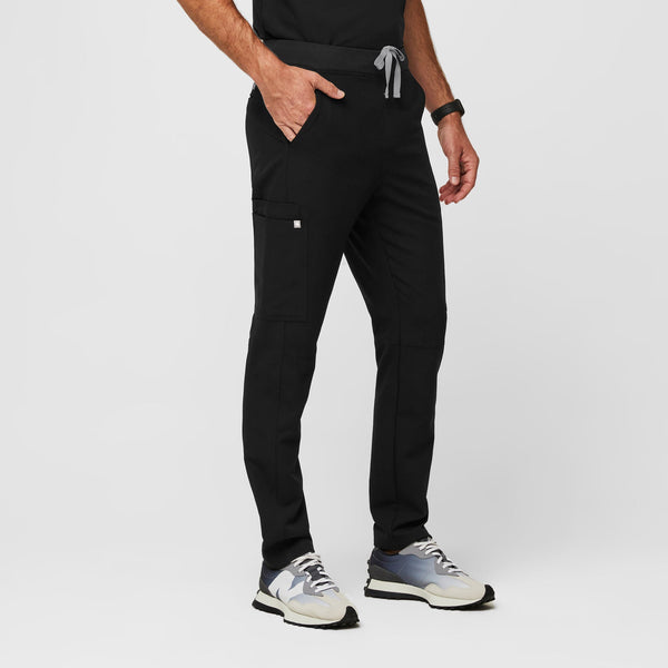 men's Black Slim Axim™ - Short Straight-Leg Scrub Pant