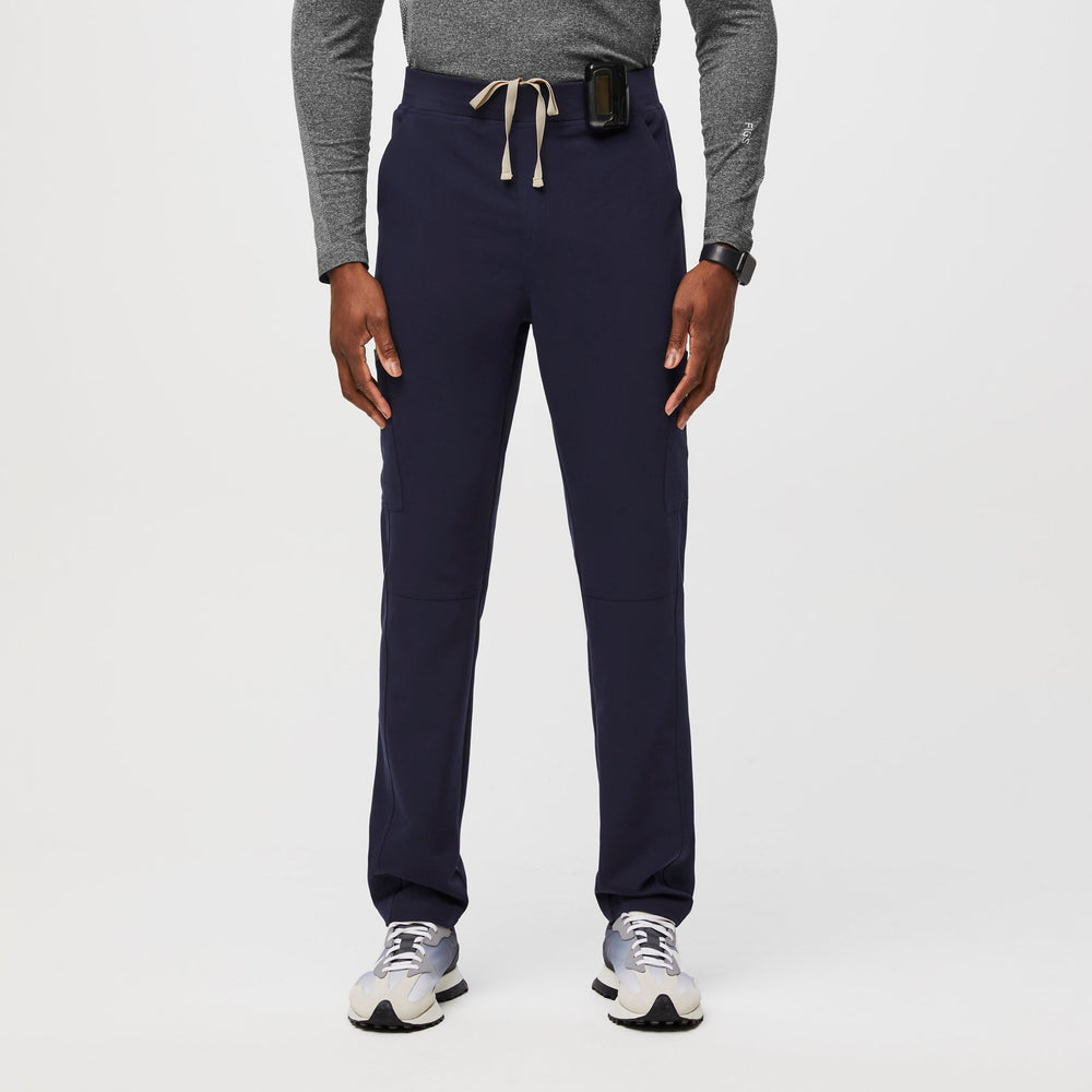 men's Navy Slim Axim™ - Short Straight-Leg Scrub Pant