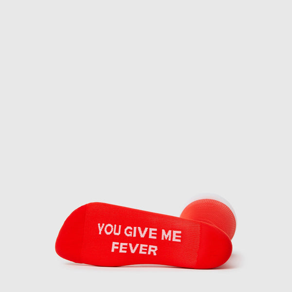 men's Red You Give Me Fever - Compression Socks