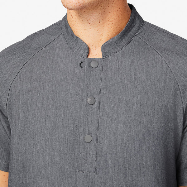 men's Graphite Bengo - Henley Scrub Top