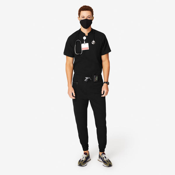 men's Black Cape - Cargo Scrub Pant