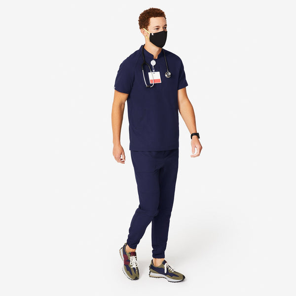 men's Navy Cape - Cargo Scrub Pant