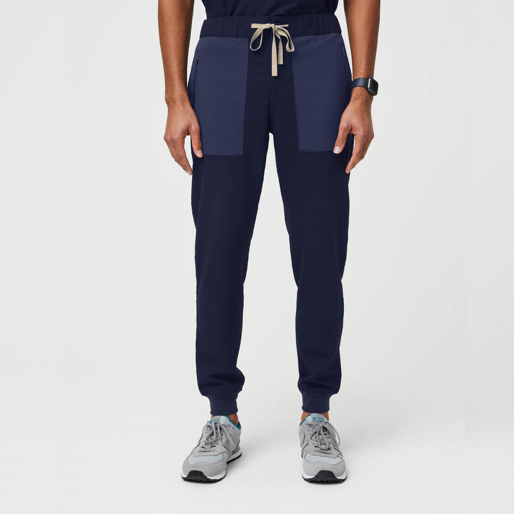 men's Navy Chesoi - Classic Jogger Scrub Pant