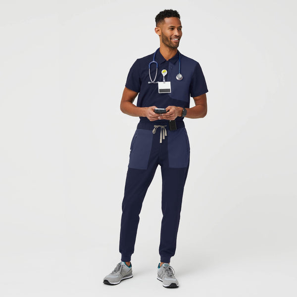 men's Navy Chesoi - Classic Jogger Scrub Pant