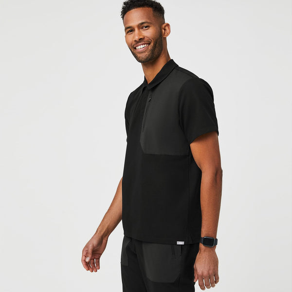 men's Black Dothan - Classic ScrubPolo™