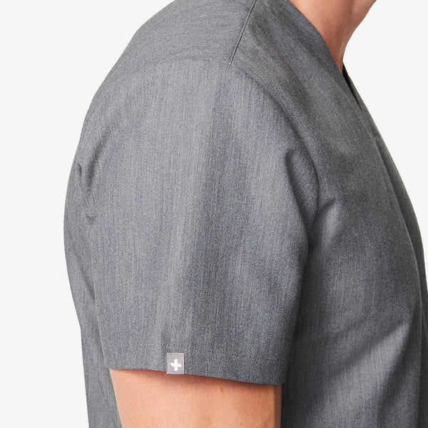 men's Graphite Jimeta - V-Neck Scrub Top